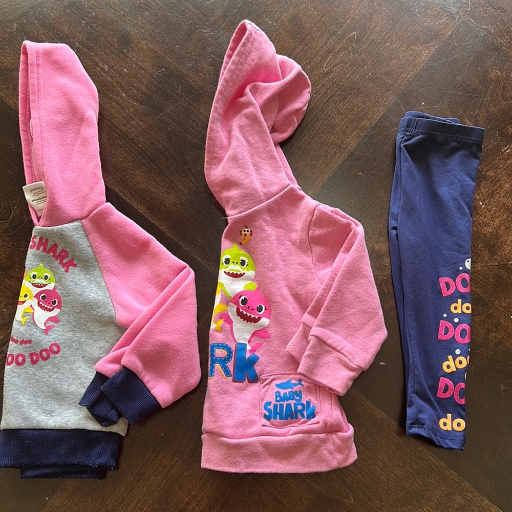 Baby Shark Clothing Lot
